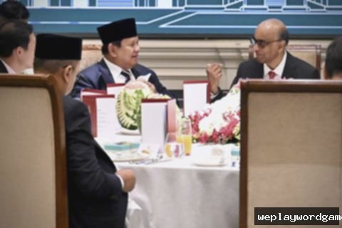 Prabowo Bertemu Presiden Singapura: Bahas Apa Saat Santap Siang?