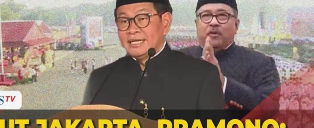 Pramono Sindir JIS & Kampung Bayam di HUT Jakarta? Ini Pidatonya!